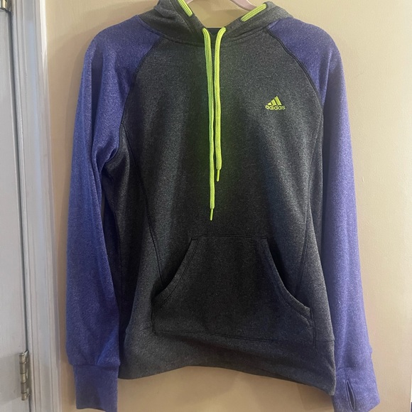 Women’s Adidas two-tone Ultimate Hoodie, EUC - Picture 1 of 7